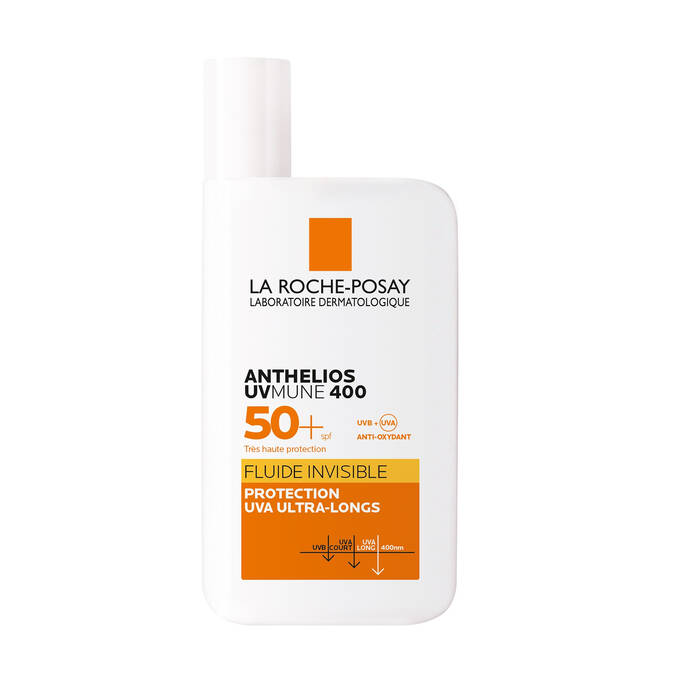 La Roche Posay Anthelios UVMUNE 400 Crème Solaire Visage en Gel-Crème Sans Parfum oil control