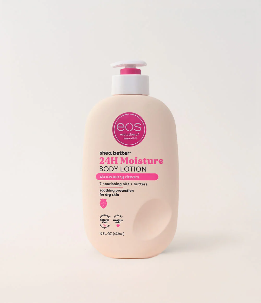 EOS SHEA BUTTER Body Lotion Strawberry Dream